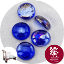 Glass Nuggets - Lustered Dark Blue - Click & Collect